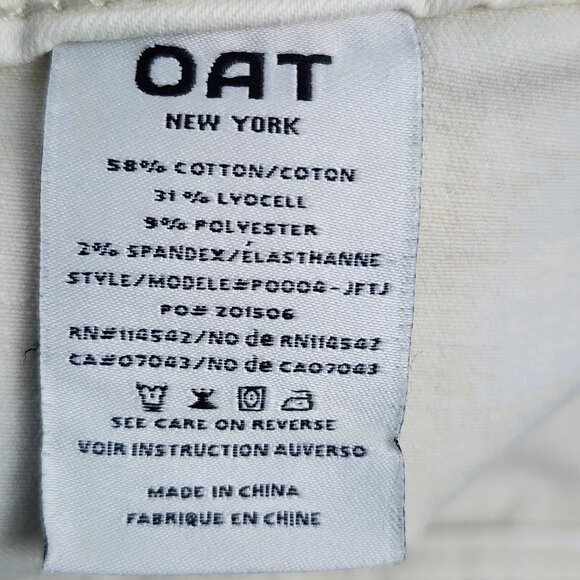 Oat New York Cream Wide Leg Jeans - Picture 9 of 9